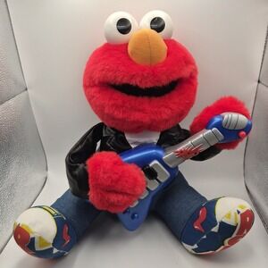 Vtg Tyco 1998 Rock N Roll Elmo Guitar Plays Music Sings and Shakes Tested Works